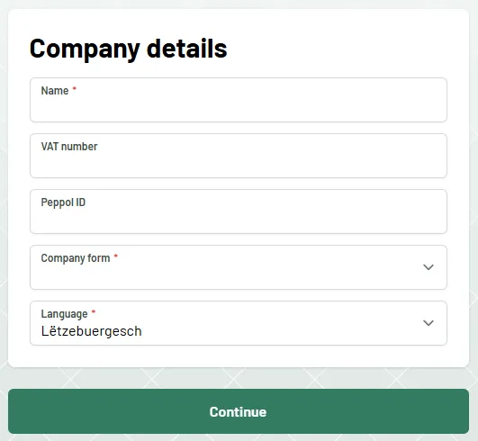 step 5 - company details