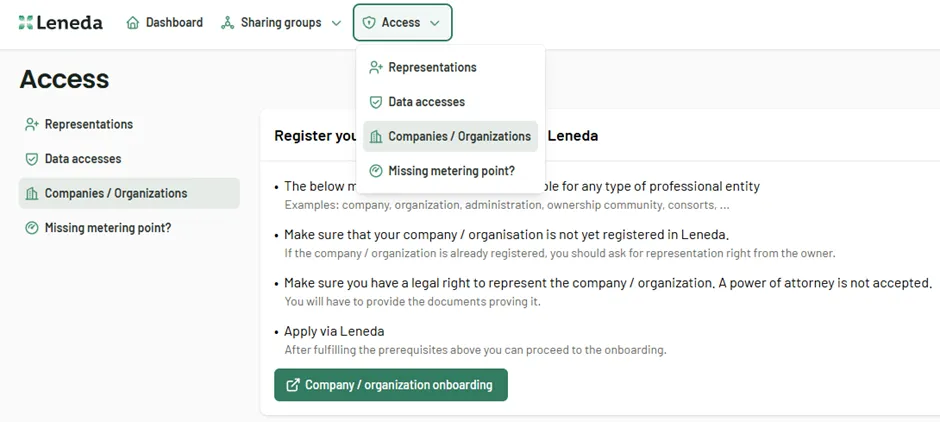 step 4 - corporate access