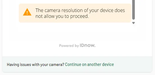 step 8b - continue on another device