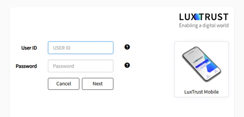 step 6 - LuxTrust